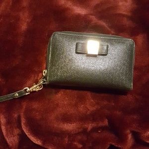 Ivanka Trump brand black wristlet